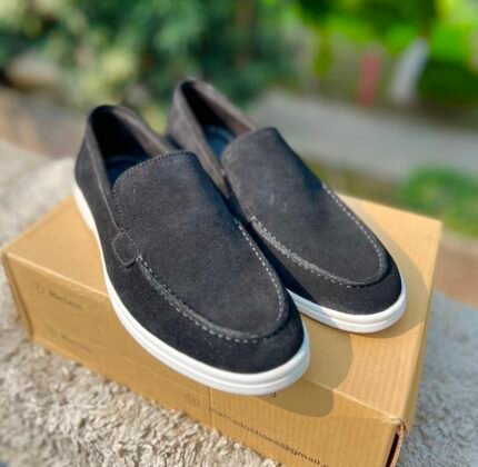 Loro Piana Suede Leather – Black